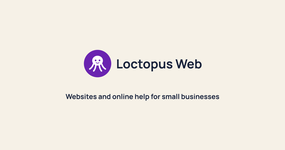 Webbed Octopus About Loctopus Web | Websites for small businesses